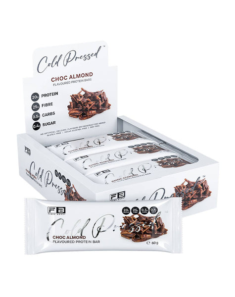 Cold Pressed Protein Bar (Box of 12) by Fibre Boost – Supplement Warehouse