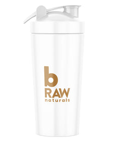 Stainless Steel Shaker (White) by bRaw