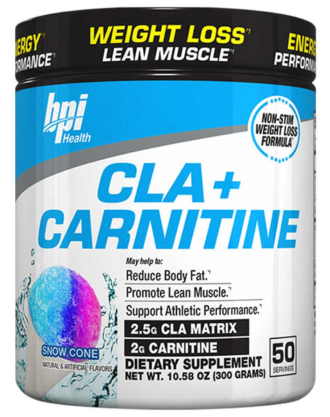 cla and l carnitine and weight loss BPI Sports, + Powder, 50 Servings, Fruit Punch Flavor CLA & L-CARNITINE  V-Shape