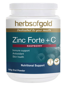 Zinc Forte + C by Herbs of Gold