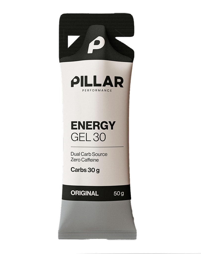 Pillar Performance Energy Gel 30 Original 50g energy gel sachet with dual carb source and zero caffeine formula