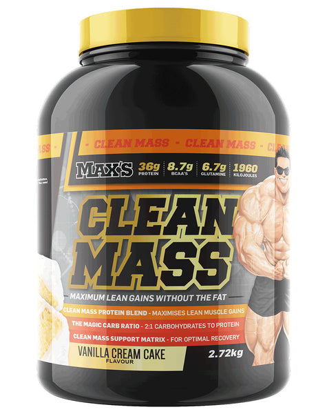 Clean Mass by Max's Supplements – Supplement Warehouse