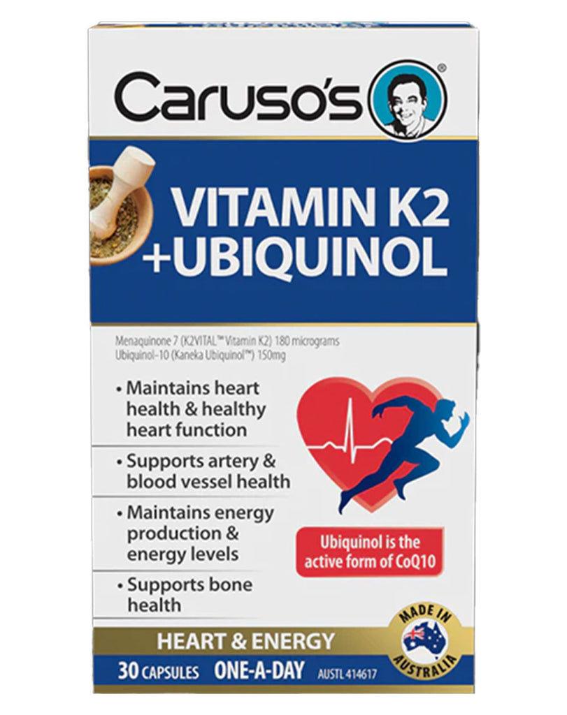 K2 + Ubiquinol by Caruso's Natural Health