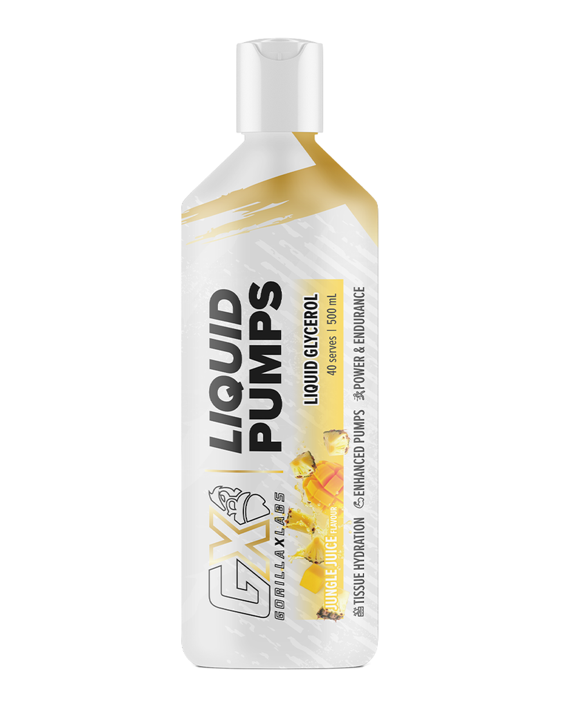 GX Labs liquid glycerol pump supplement 500mL jungle juice flavour sports performance formula bottle
