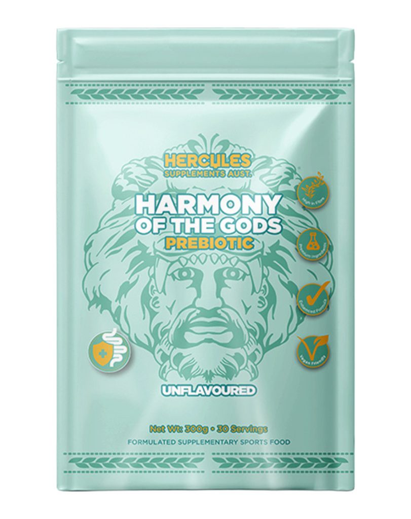 Harmony of the Gods prebiotic by Hercules Supplements, 300g unflavoured powder with 30 servings
