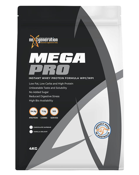 Mega Pro Protein Powder by Next Generation -WPI/WPC – Supplement Warehouse