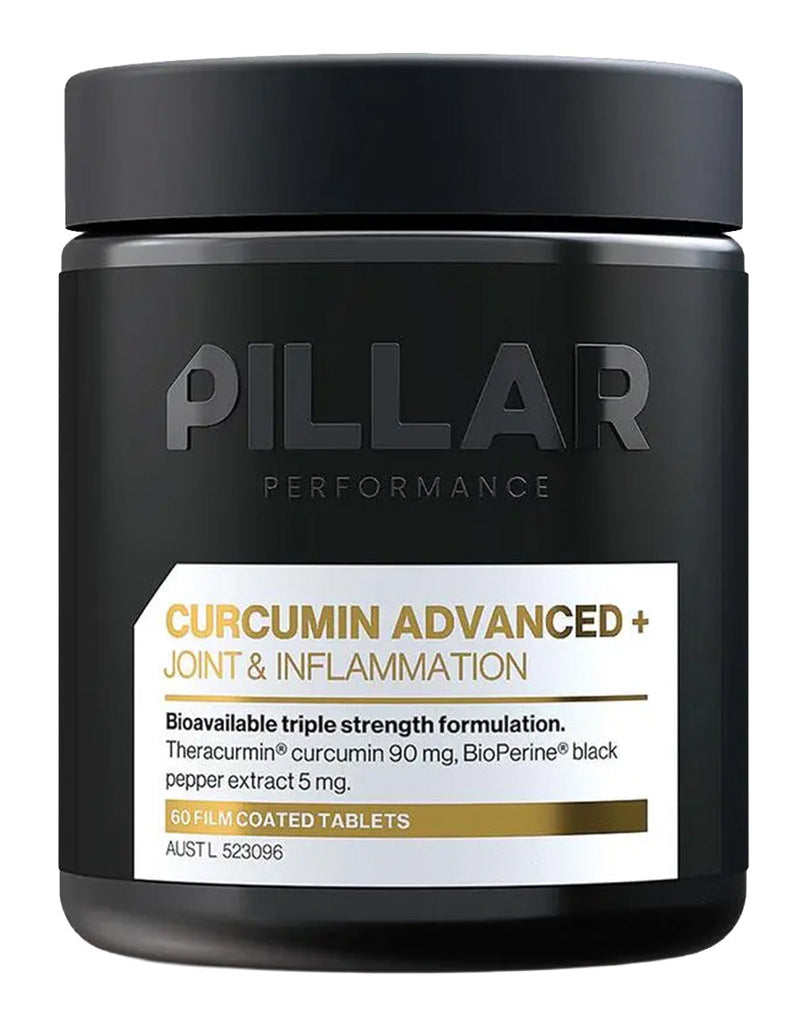 Curcumin Advanced+ by Pillar Performance, 60-tablet joint support formula with Theracurmin and BioPerine