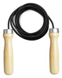 Jump Rope Black Leather By Vantage Strength Accessories