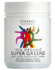 100% Organic Super Greens (Powder) by Synergy Natural