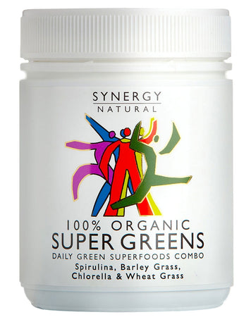 100% Organic Super Greens (Powder) by Synergy Natural