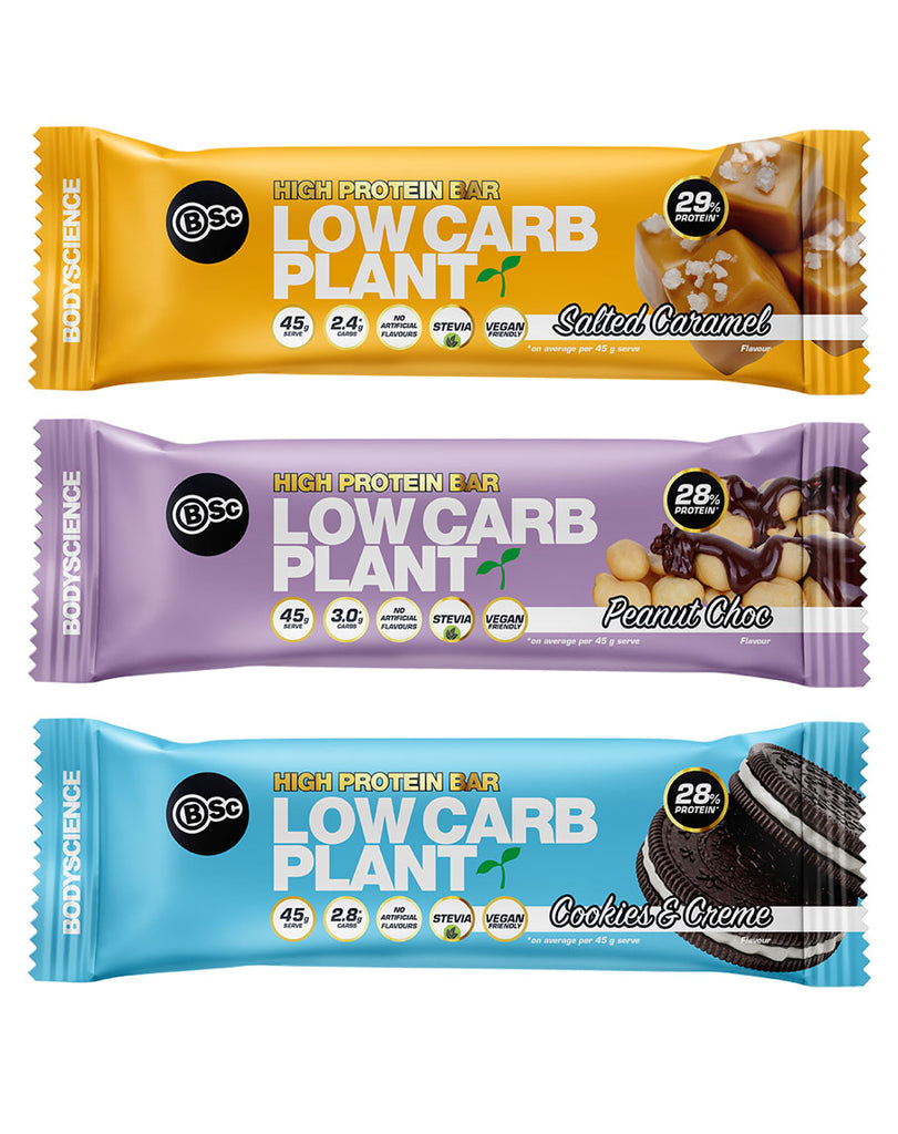 High Protein Low Carb Plant Bar by Body Science BSc