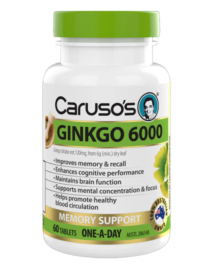 Ginkgo 6000 by Caruso's Natural Health