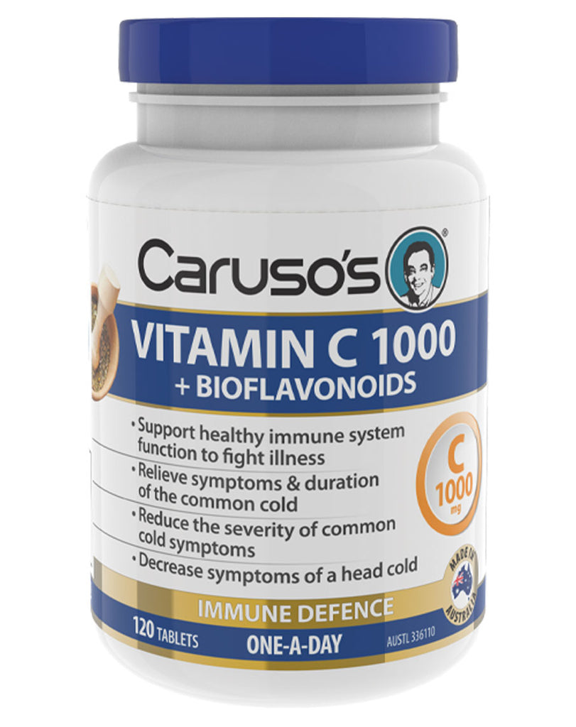 Vitamin C 1000 + Bioflavonoids by Caruso's Natural Health