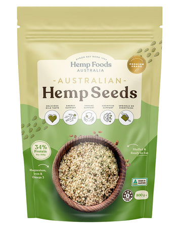 Australian Hulled Hemp Seeds by Hemp Foods Australia