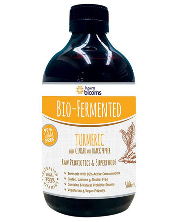 Bio-Fermented Turmeric with Ginger & Black Pepper by Henry Blooms