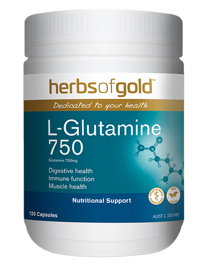 L-Glutamine 750 by Herbs of Gold