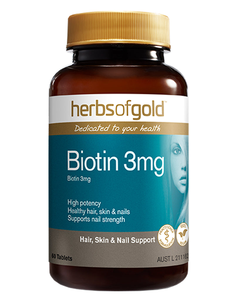 Biotin 3mg by Herbs of Gold
