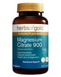 Magnesium Citrate 900 by Herbs of Gold