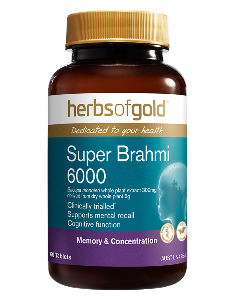 Super Brahmi 6000 by Herbs of Gold