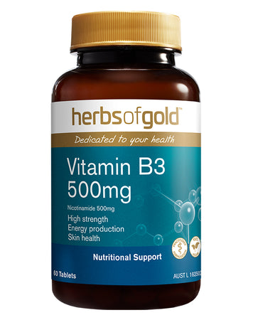 Vitamin B3 500mg by Herbs of Gold