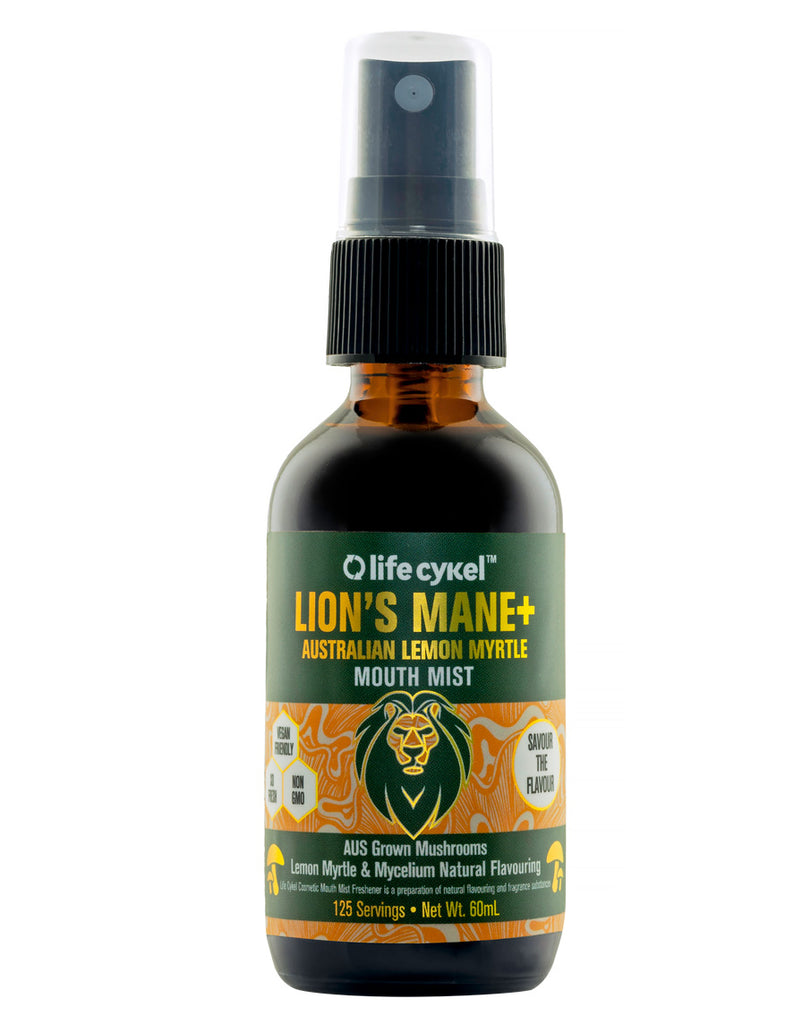 Lions Mane Mouth Mist by Life Cykel