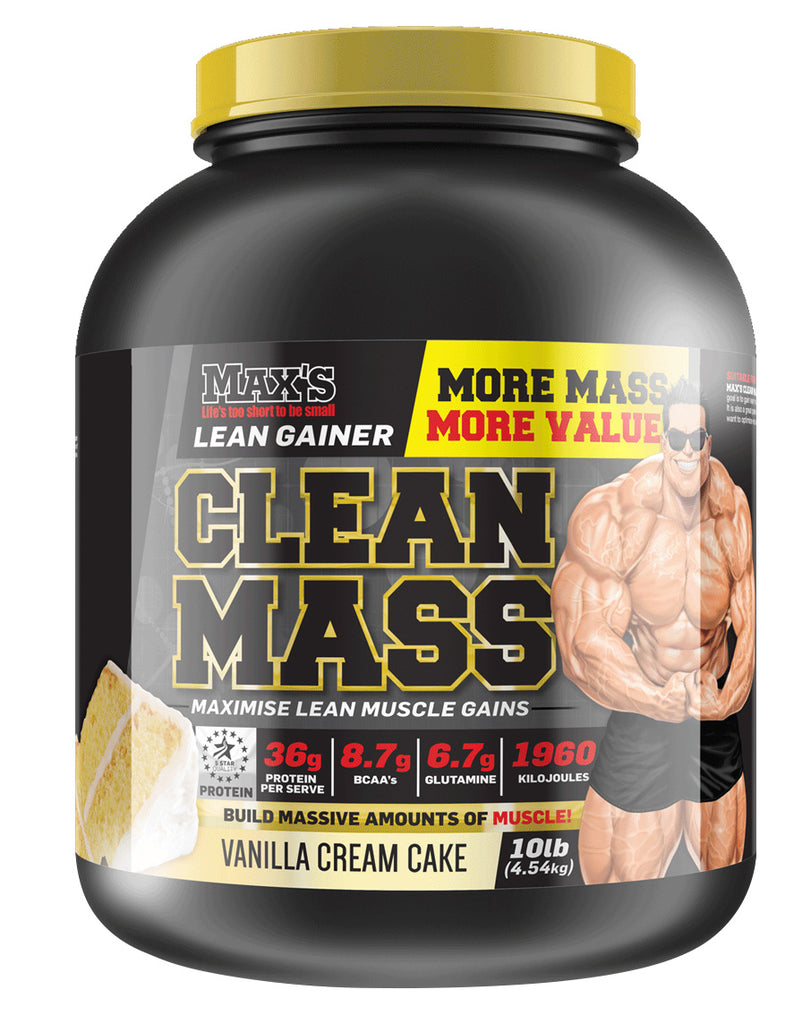 Clean Mass by Max's Supplements – Supplement Warehouse