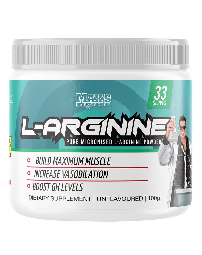 L-Arginine by Max's Supplements – Supplement Warehouse
