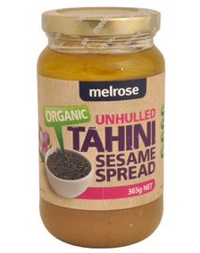 Organic Unhulled Tahini Sesame Spread by Melrose