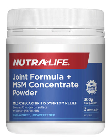 Joint Formula + MSM Concentrate Powder (No Added Sugar) by NutraLife