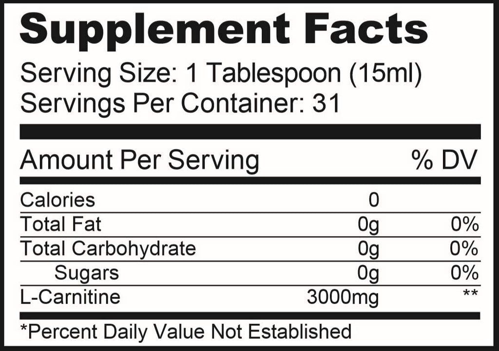 L-Carnitine 3000 by Ryse Supplement Warehouse L-Carnitine 3000 by Ryse Supplement Warehouse